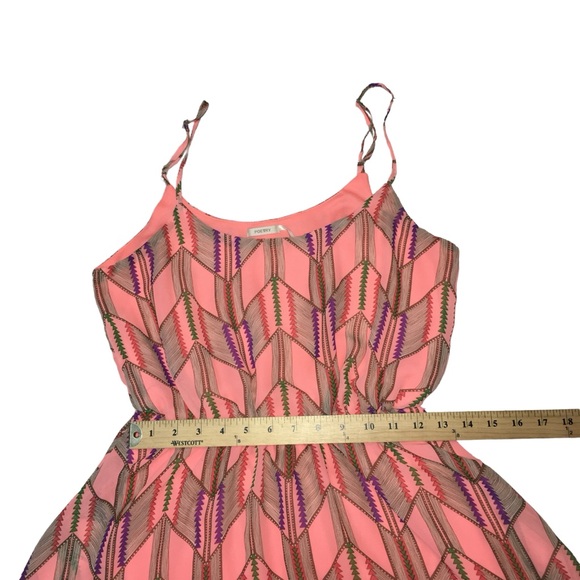 Poetry MultiColor Spaghetti Strap Lined Mini Sundress Dress - Women’s Medium - Picture 3 of 12
